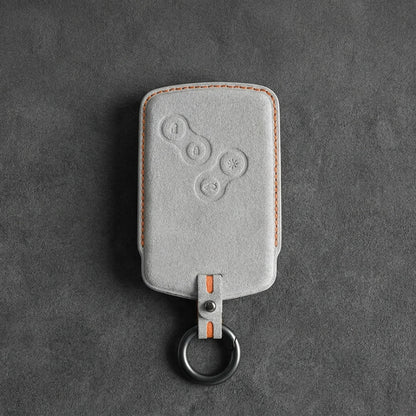 Renault Hand-Stitched Alcantara Key Fob Cover – Smart Key Card