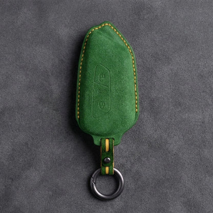 Seat Hand-Stitched Alcantara Key Fob Cover – Asymmetric Blade Key