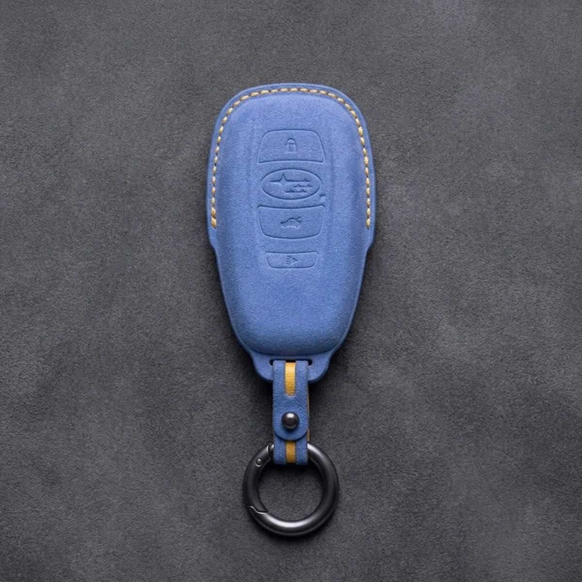 Subaru Hand-Stitched Alcantara Key Fob Cover – Symmetric Smart Fob
