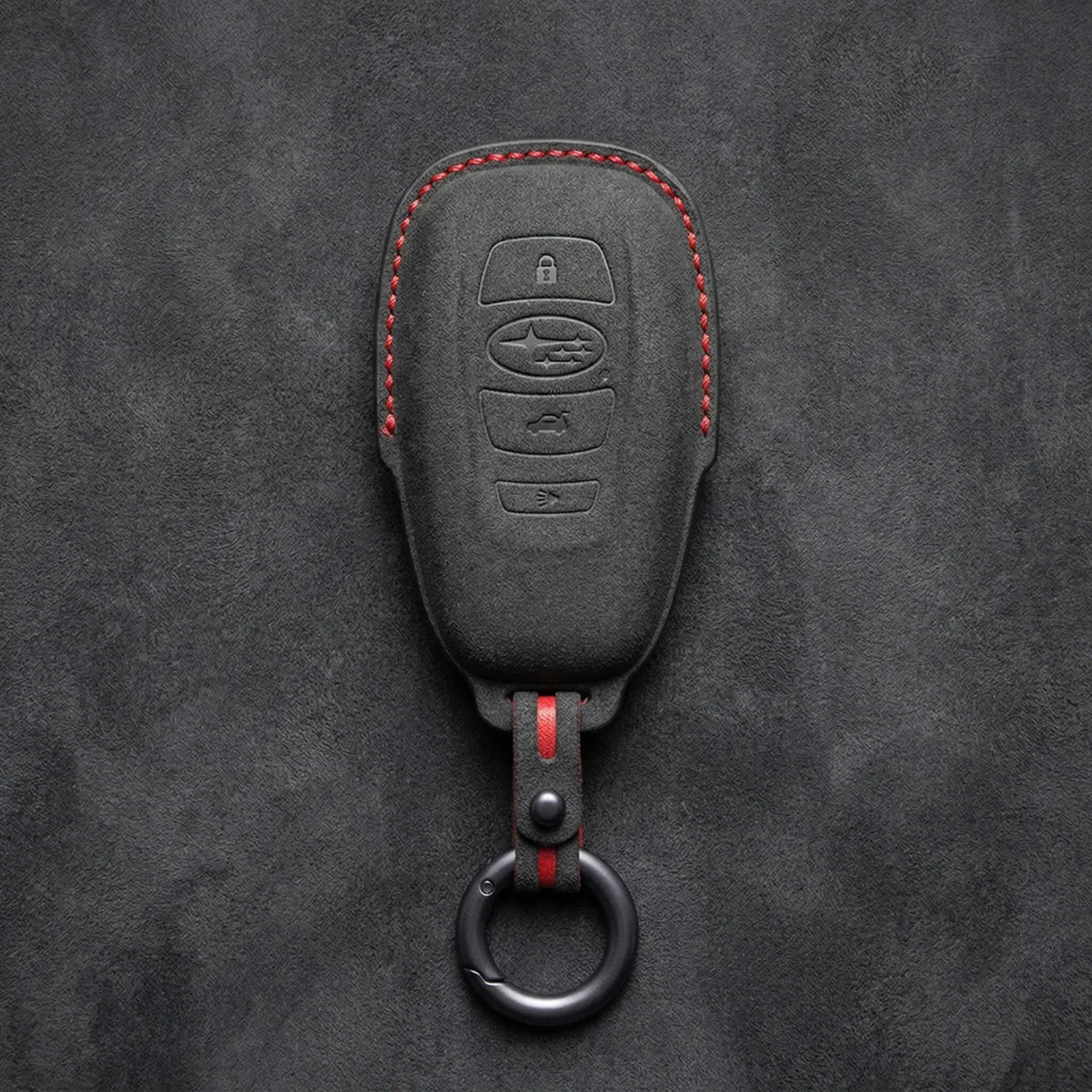 Subaru Hand-Stitched Alcantara Key Fob Cover – Symmetric Smart Fob