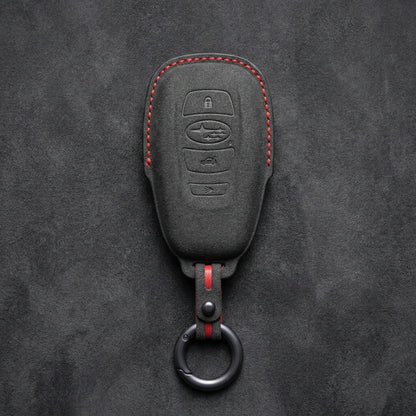 Subaru Hand-Stitched Alcantara Key Fob Cover – Symmetric Smart Fob