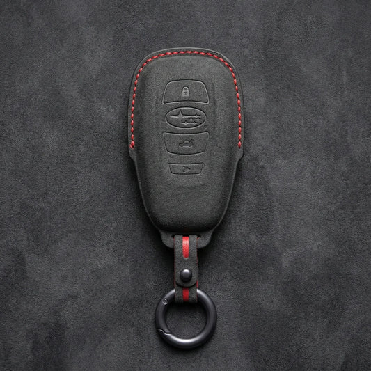 Subaru Hand-Stitched Alcantara Key Fob Cover – Symmetric Smart Fob