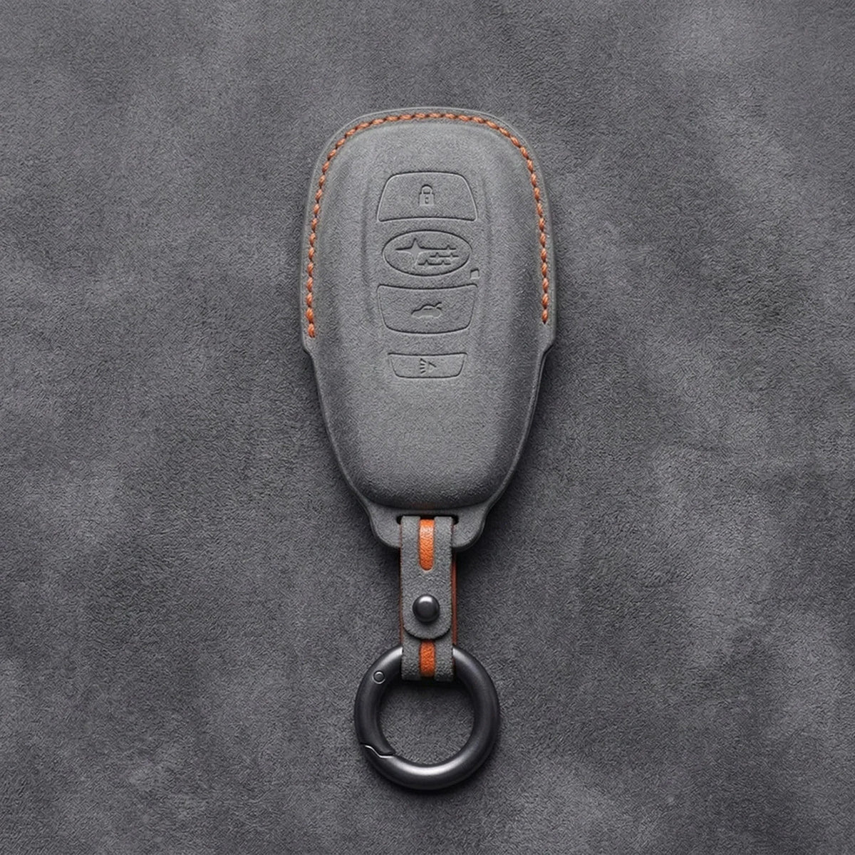 Subaru Hand-Stitched Alcantara Key Fob Cover – Symmetric Smart Fob