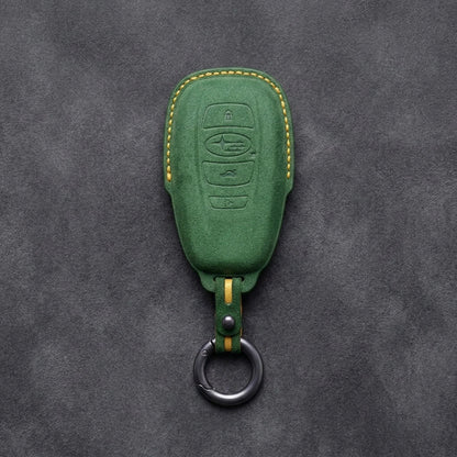 Subaru Hand-Stitched Alcantara Key Fob Cover – Symmetric Smart Fob