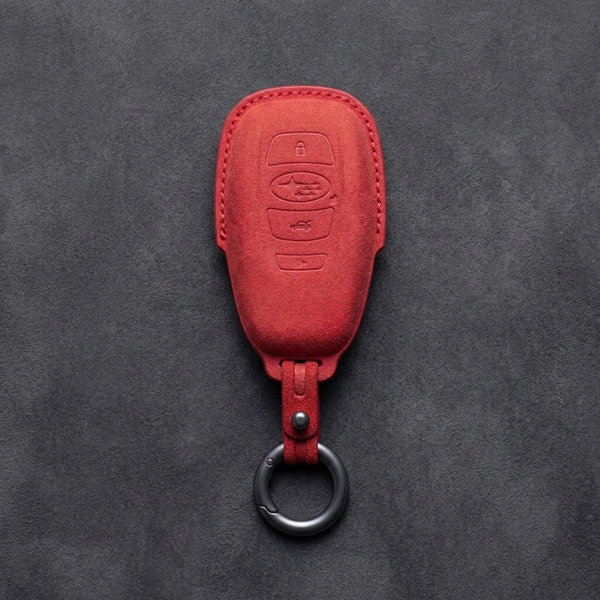 Subaru Hand-Stitched Alcantara Key Fob Cover – Symmetric Smart Fob