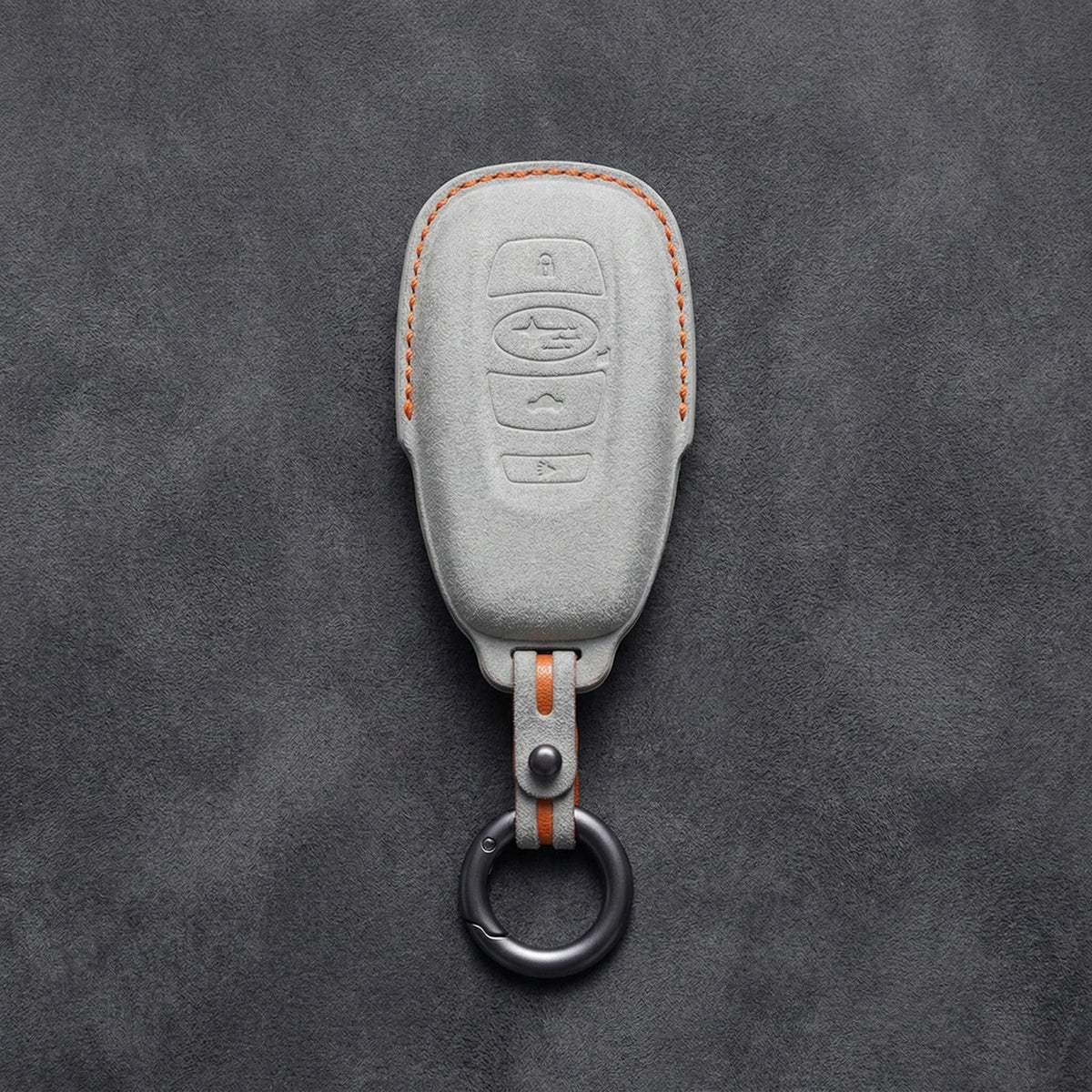 Subaru Hand-Stitched Alcantara Key Fob Cover – Symmetric Smart Fob