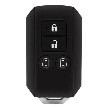 Suzuki Hand-Stitched Alcantara Key Fob Cover – Beveled Rectangular Remote