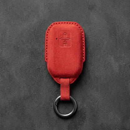 Suzuki Hand-Stitched Alcantara Key Fob Cover – Angular Smart Key 2-Button