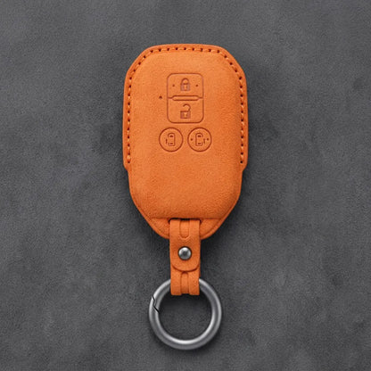 Suzuki Hand-Stitched Alcantara Key Fob Cover – Beveled Rectangular Remote