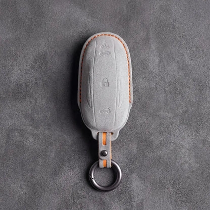 Tesla Hand-Stitched Alcantara Key Fob Cover - Model S/X