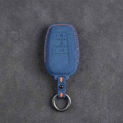 Toyota Hand-Stitched Alcantara Key Fob Cover – Contoured Smart Key