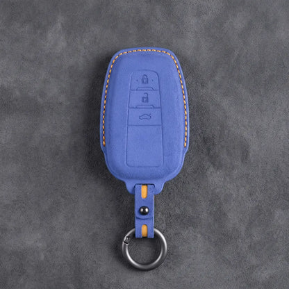 Toyota Hand-Stitched Alcantara Key Fob Cover – Contoured Smart Key