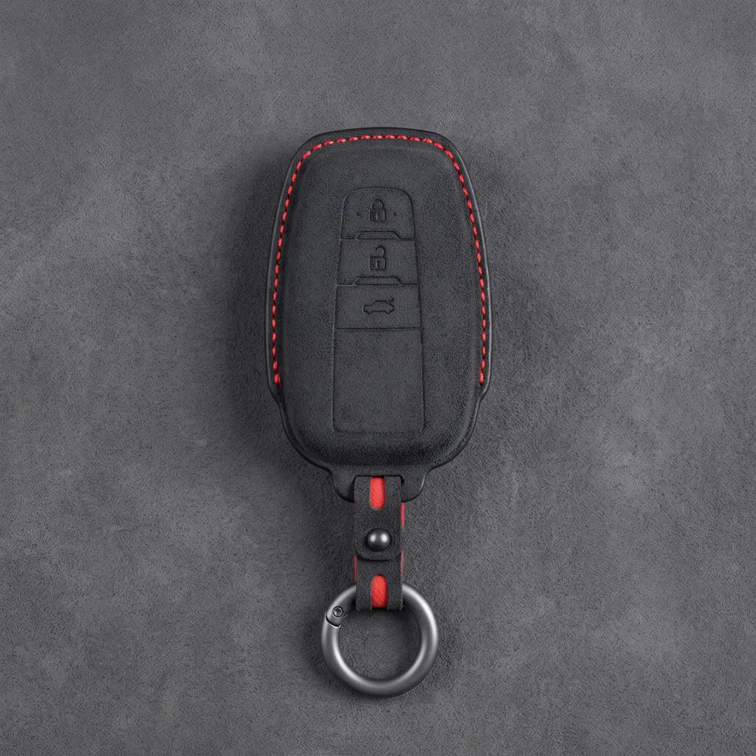 Toyota Hand-Stitched Alcantara Key Fob Cover – Contoured Smart Key