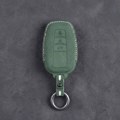 Toyota Hand-Stitched Alcantara Key Fob Cover – Contoured Smart Key