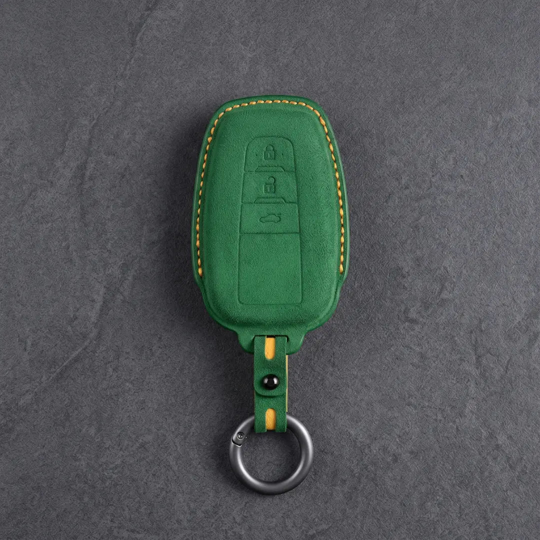 Toyota Hand-Stitched Alcantara Key Fob Cover – Contoured Smart Key