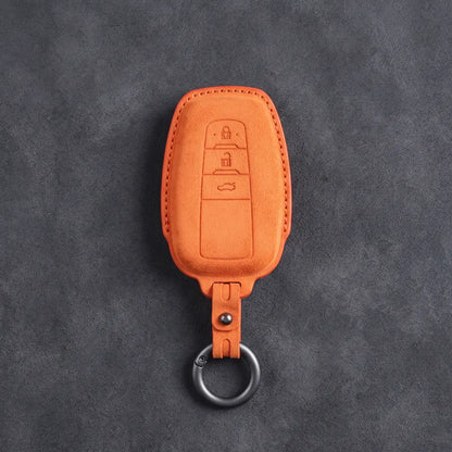 Toyota Hand-Stitched Alcantara Key Fob Cover – Contoured Smart Key