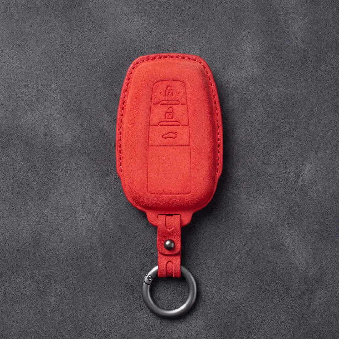Toyota Hand-Stitched Alcantara Key Fob Cover – Contoured Smart Key