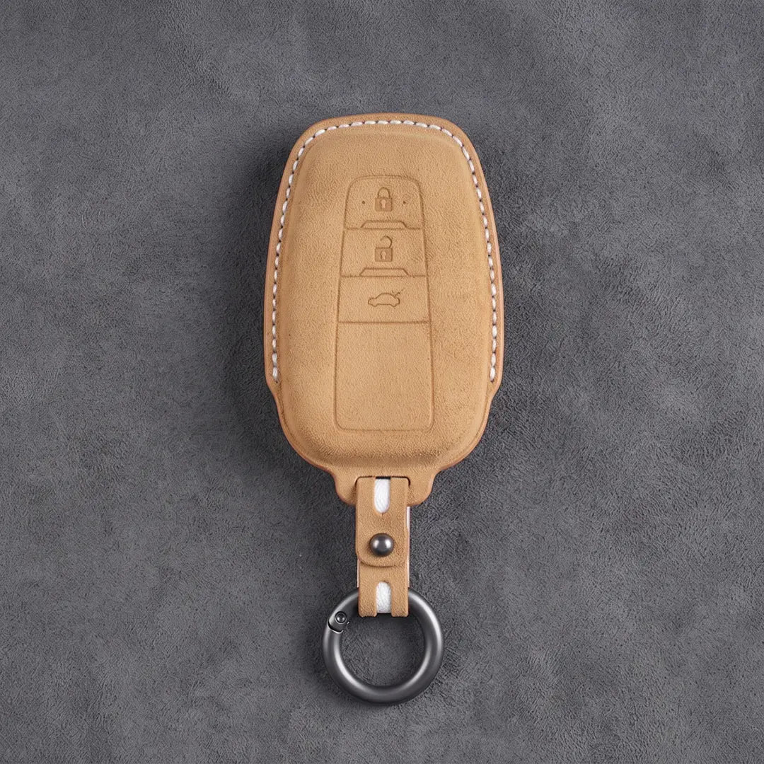 Toyota Hand-Stitched Alcantara Key Fob Cover – Contoured Smart Key