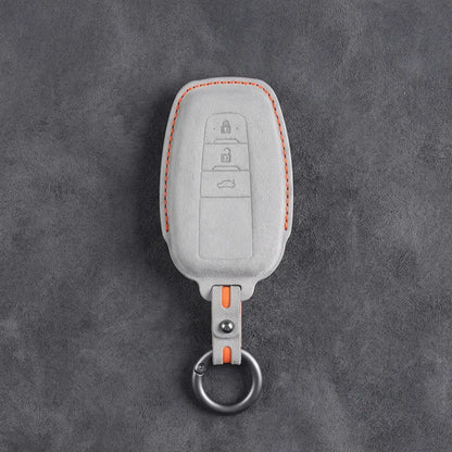 Toyota Hand-Stitched Alcantara Key Fob Cover – Contoured Smart Key