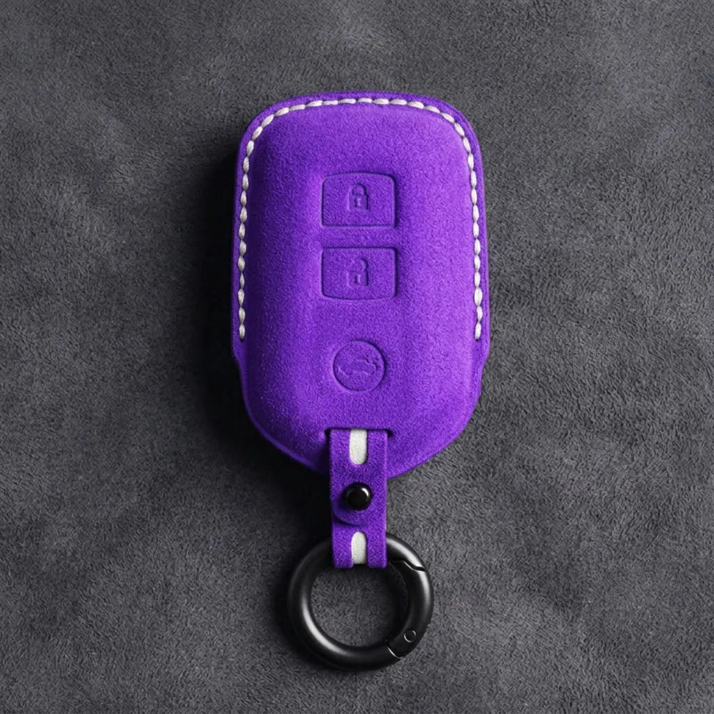 Toyota Hand-Stitched Alcantara Key Fob Cover – Shield 3-Button