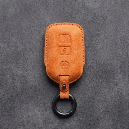 Toyota Hand-Stitched Alcantara Key Fob Cover – Shield 3-Button