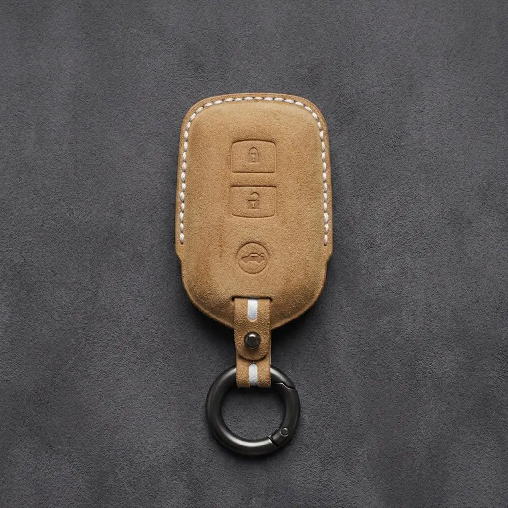 Toyota Hand-Stitched Alcantara Key Fob Cover – Shield 3-Button