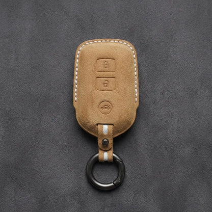 Toyota Hand-Stitched Alcantara Key Fob Cover – Shield 3-Button
