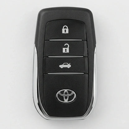 Toyota Hand-Stitched Alcantara Key Fob Cover - Wedge 3-Button