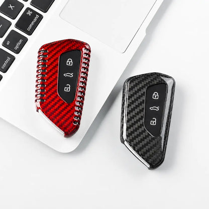 Volkswagen Carbon Key Fob Cover – Asymmetrical Style
