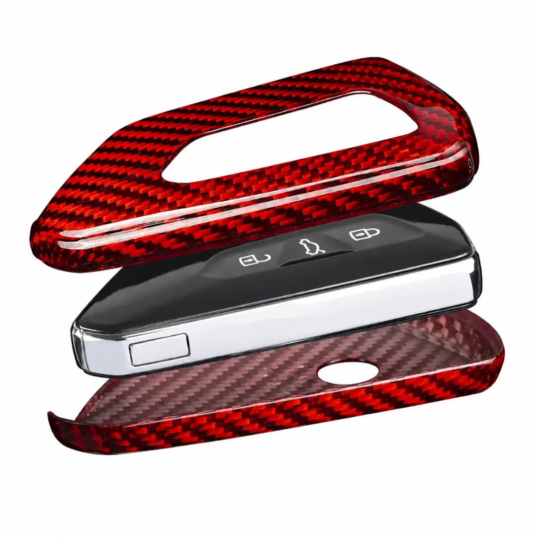 Volkswagen Carbon Key Fob Cover – Asymmetrical Style