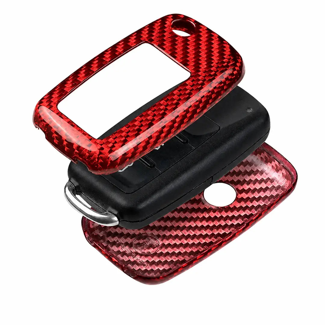 Volkswagen Carbon Key Fob Cover – Rectangular 3-Button