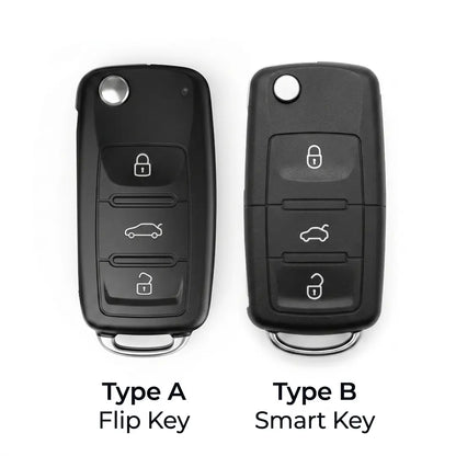 Volkswagen Carbon Key Fob Cover – Rectangular 3-Button