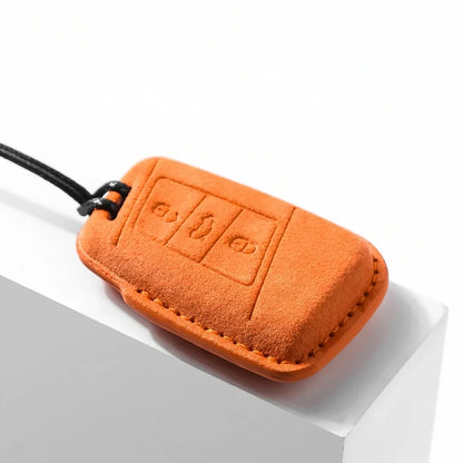 Volkswagen Suede Key Fob Case – Chrome Top 3-Button