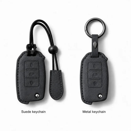 Volkswagen Suede Key Fob Case – Rectangular 3-Button