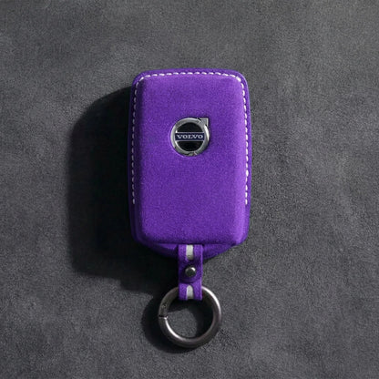 Volvo Hand-Stitched Alcantara Key Fob Cover - All Types