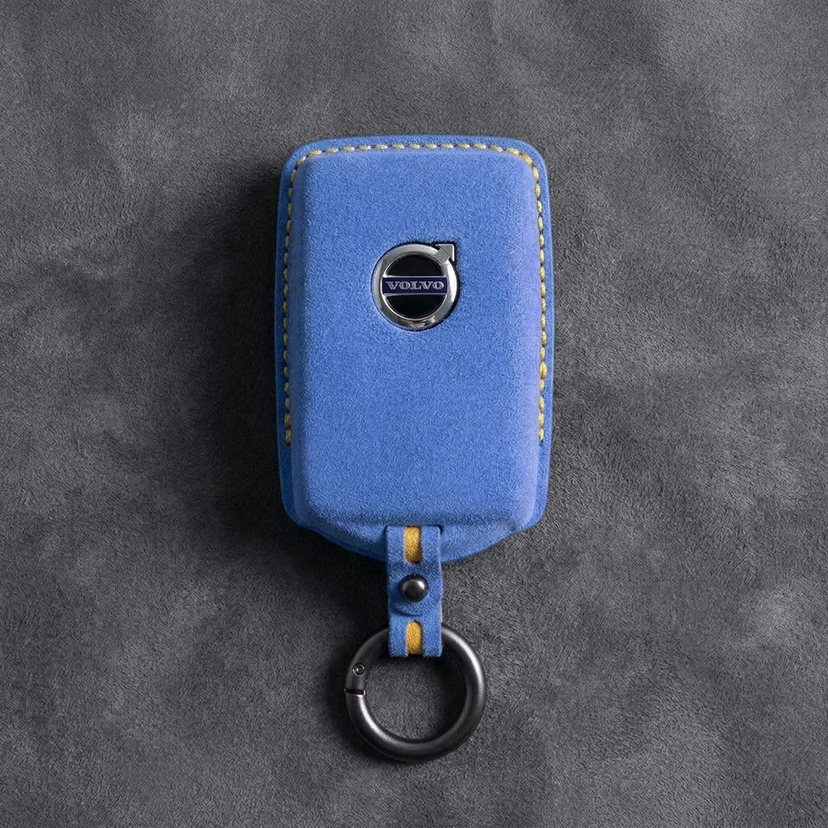 Volvo Hand-Stitched Alcantara Key Fob Cover - All Types