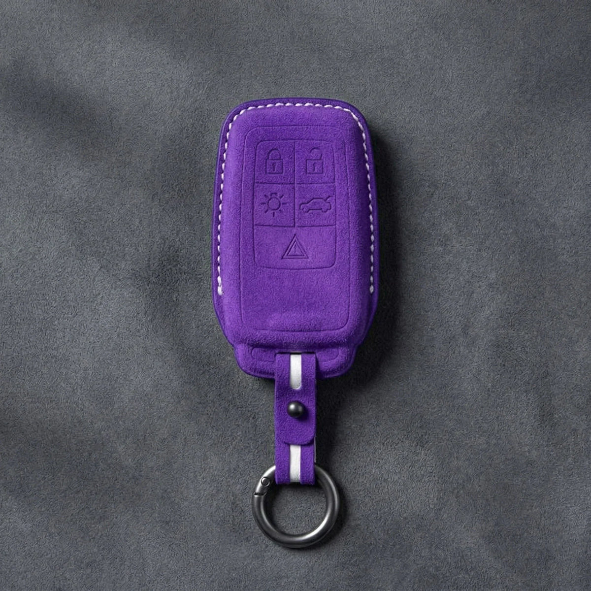 Volvo Hand-Stitched Alcantara Key Fob Cover - All Types