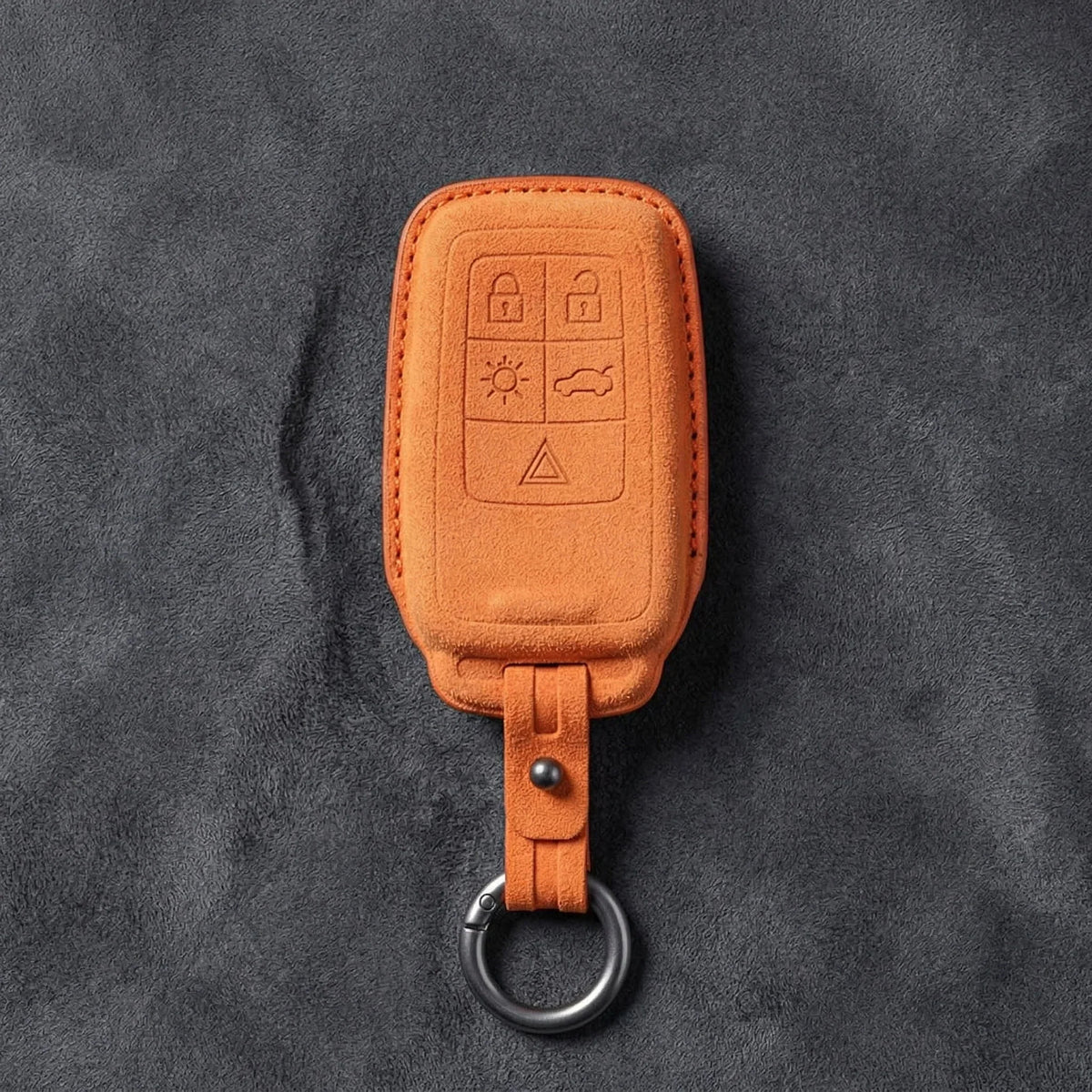 Volvo Hand-Stitched Alcantara Key Fob Cover - All Types