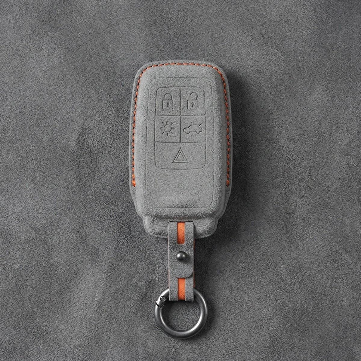 Volvo Hand-Stitched Alcantara Key Fob Cover - All Types