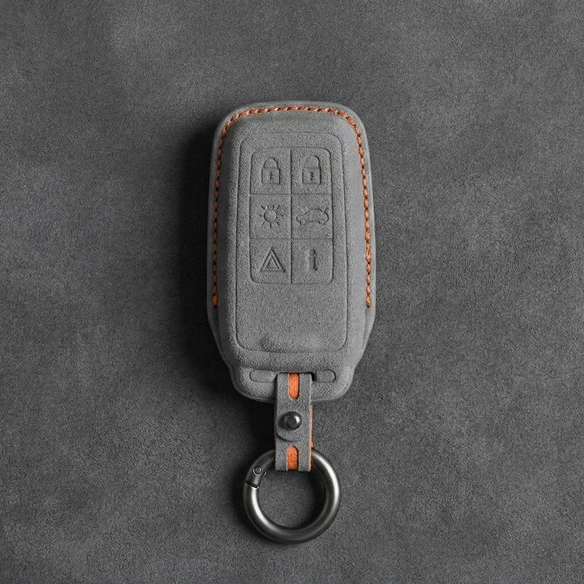 Volvo Hand-Stitched Alcantara Key Fob Cover - All Types