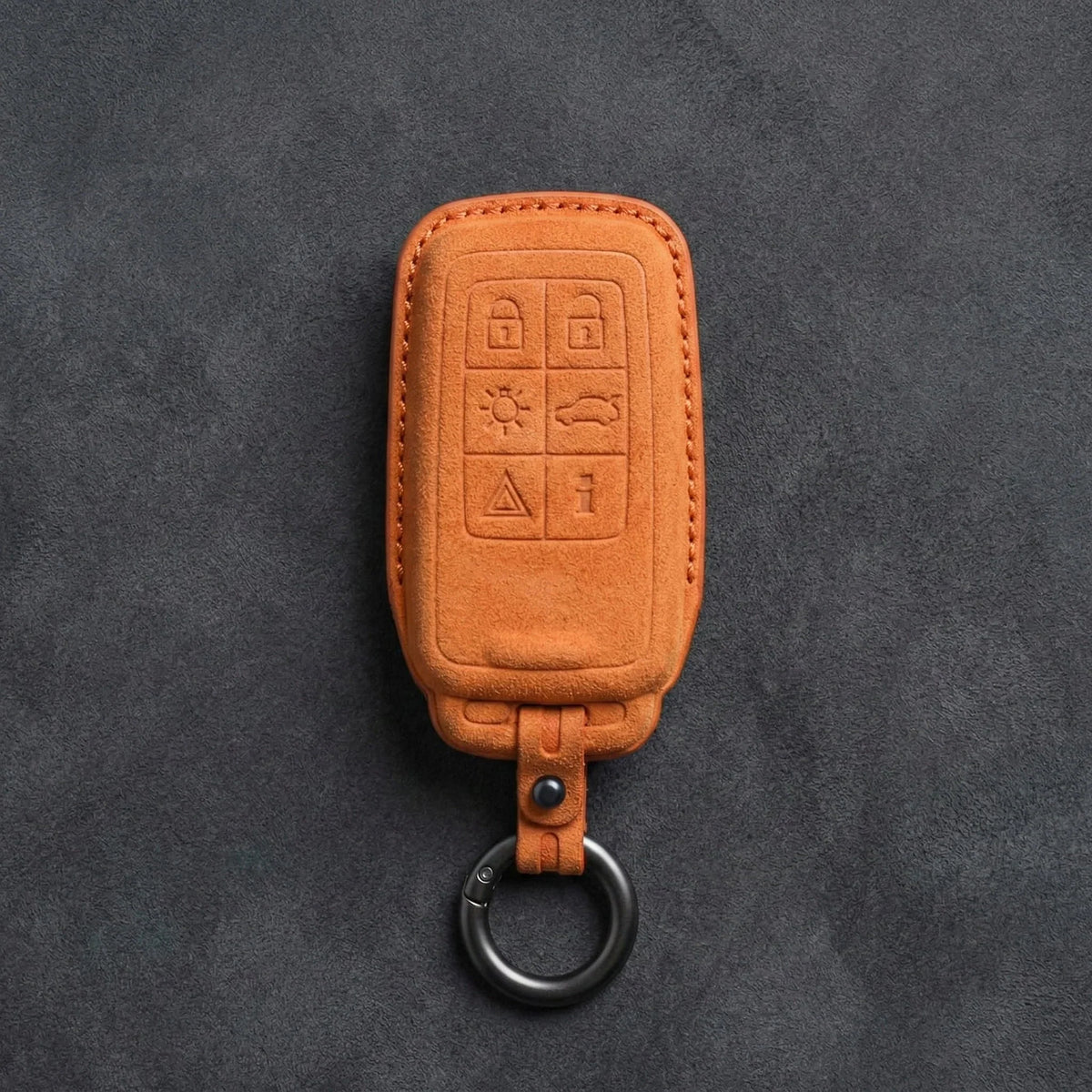Volvo Hand-Stitched Alcantara Key Fob Cover - All Types