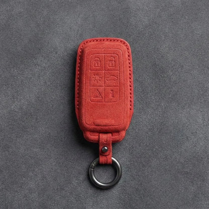Volvo Hand-Stitched Alcantara Key Fob Cover - All Types