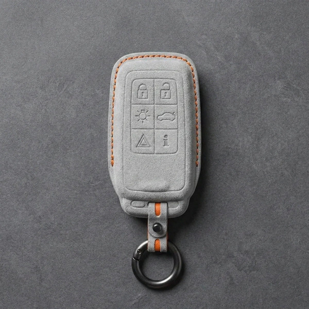 Volvo Hand-Stitched Alcantara Key Fob Cover - All Types