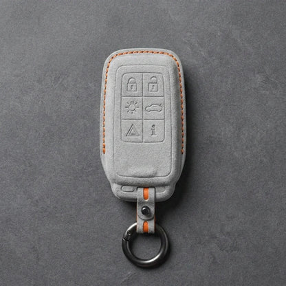 Volvo Hand-Stitched Alcantara Key Fob Cover - All Types