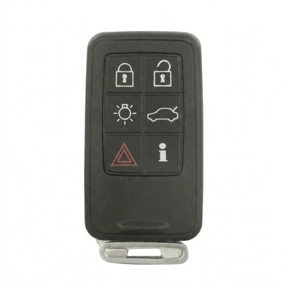 Volvo Hand-Stitched Alcantara Key Fob Cover - Rectangular 6-Button Block