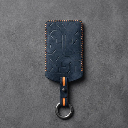Zeekr Hand-Stitched Alcantara Key Fob Cover – Card Key
