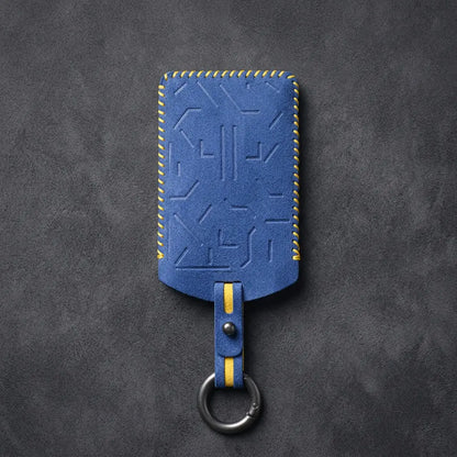Zeekr Hand-Stitched Alcantara Key Fob Cover – Card Key