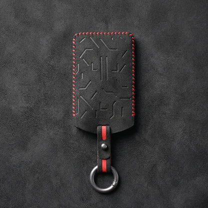 Zeekr Hand-Stitched Alcantara Key Fob Cover – Card Key