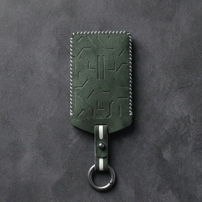Zeekr Hand-Stitched Alcantara Key Fob Cover – Card Key