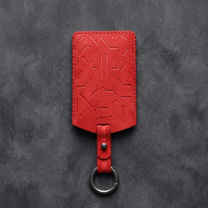 Zeekr Hand-Stitched Alcantara Key Fob Cover – Card Key